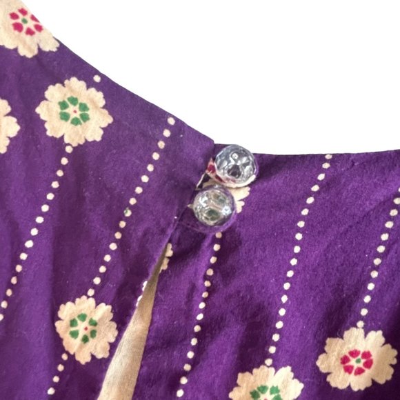 Emily and Fin  Purple retro fit and flare dress - Picture 4 of 9